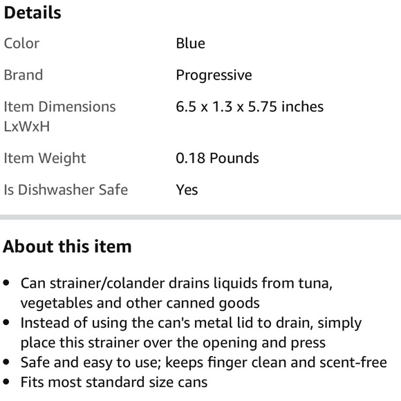 Progressive plastic can strainer - Picture 2 of 6